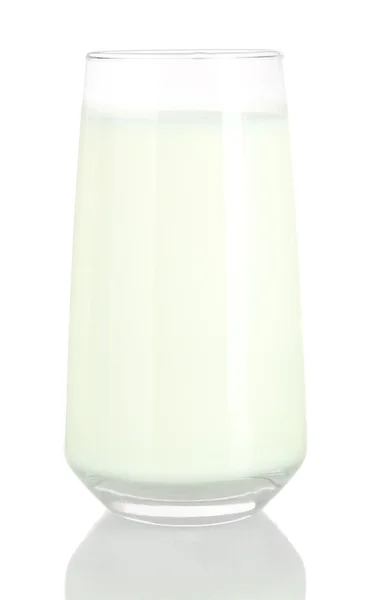 Glass of milk isolated on white — Stock Photo, Image