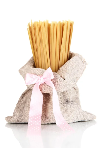 Pasta en bolsa aislada en blanco —  Fotos de Stock