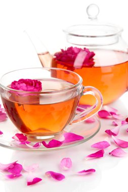 Gül çayı yakın çekim