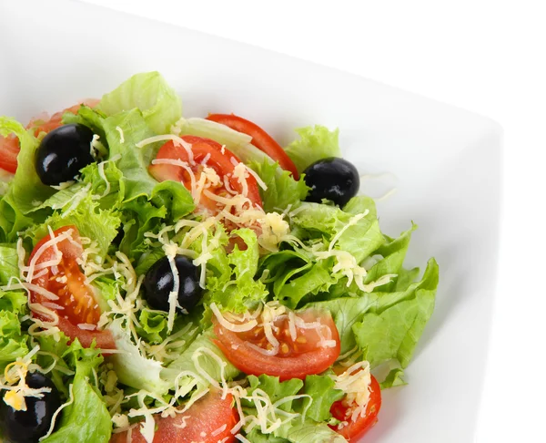 Светодиодный салат на тарелке — стоковое фото