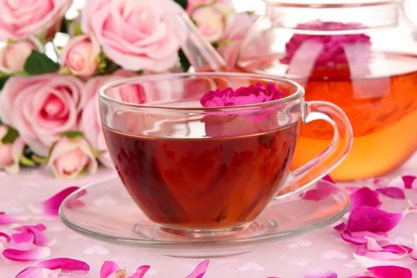 Rose thee close-up — Stockfoto