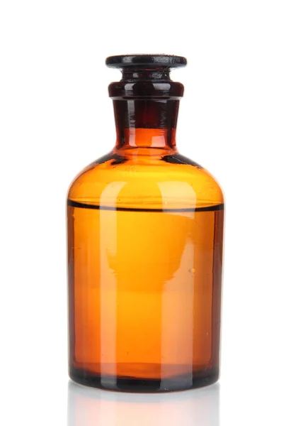 Medicine bottle isolated on white — Stock Photo, Image