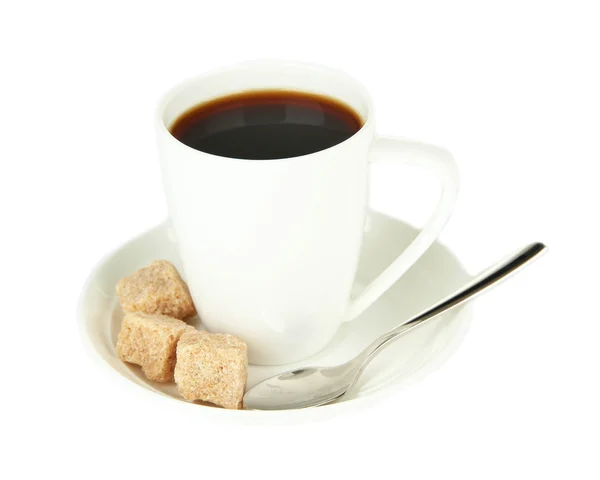 Taza de café, aislado en blanco — Foto de Stock