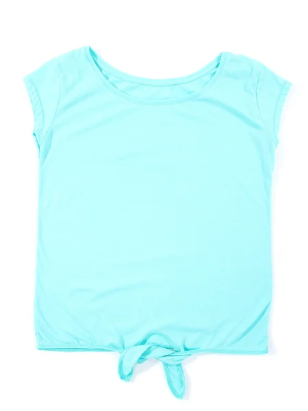 Female t-shirt isolated on white — Stock Photo, Image