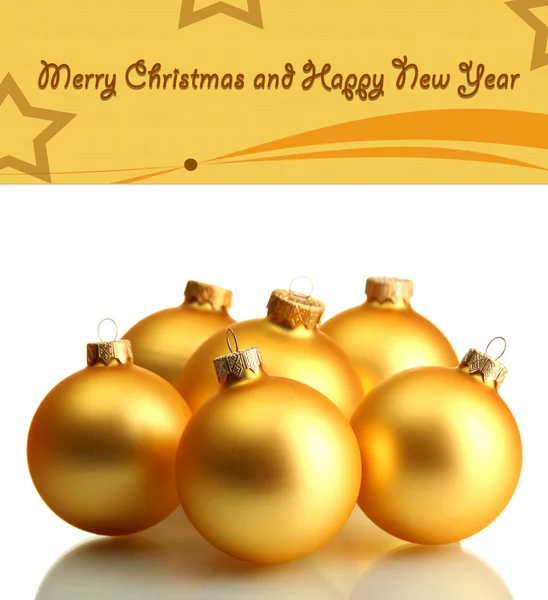 Beautiful Christmas balls — Stock Photo, Image