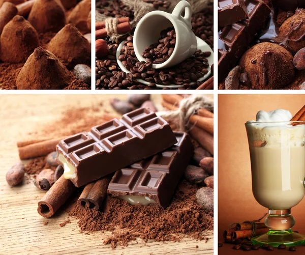 Kaffe och choklad collection — Stockfoto