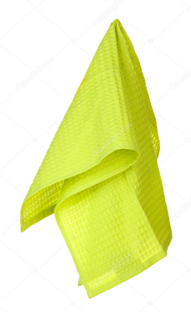 Kitchen towel isolated on white background