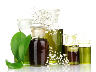 ilaç şişeleri üzerinde beyaz izole