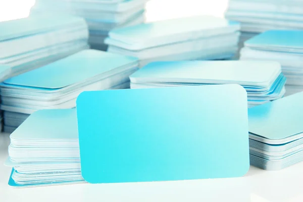 ビジネス カードは、白で隔離されます。 — ストック写真
