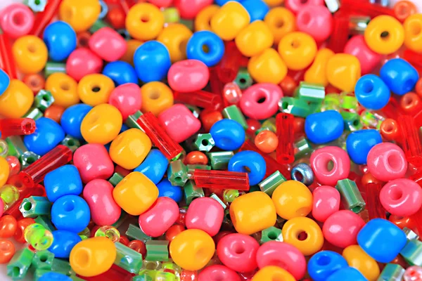 Different colorful beads close-up — Stock Photo, Image