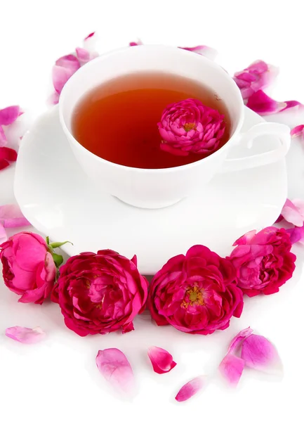 Té rosa de cerca — Foto de Stock