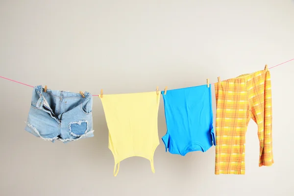 Laundry clothes line Stock Photos, Royalty Free Laundry clothes line ...