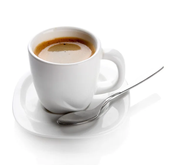 Xícara de café, isolado em branco — Fotografia de Stock
