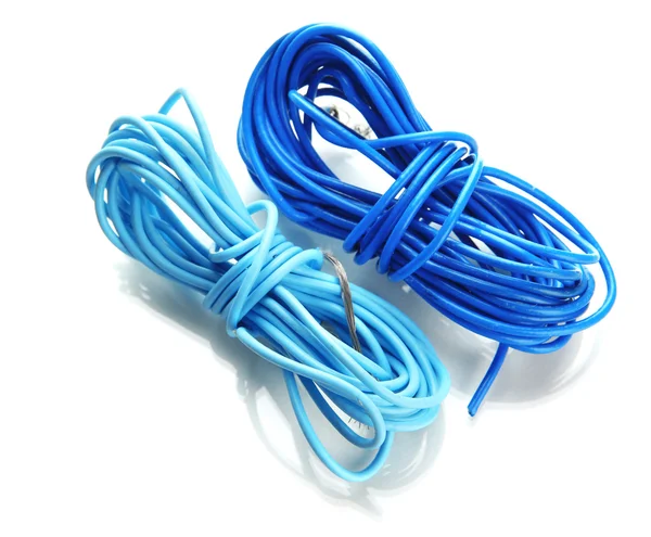 Cables, aislados sobre blanco —  Fotos de Stock