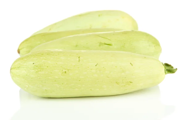 Fresh marrows, isolated on white — Stock Photo, Image