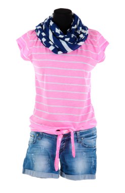 beyaz izole kadın t-shirt