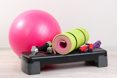 fitness salonunda için farklı araçlar