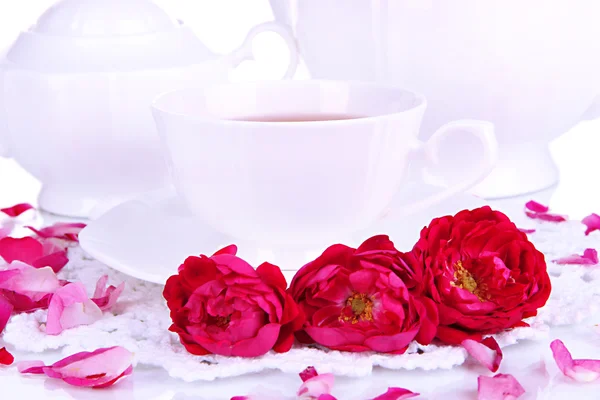 Té rosa de cerca — Foto de Stock