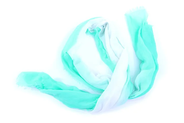 Fashionable female scarf isolated on white — Stock Photo, Image