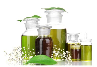 ilaç şişeleri üzerinde beyaz izole