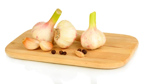 Garlic isolated on white — Stock Photo, Image