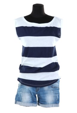beyaz izole kadın t-shirt
