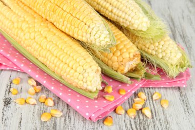 taze Mısır sebze ahşap tablo