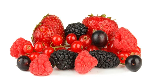 Reife Beeren isoliert auf weiß — Stockfoto