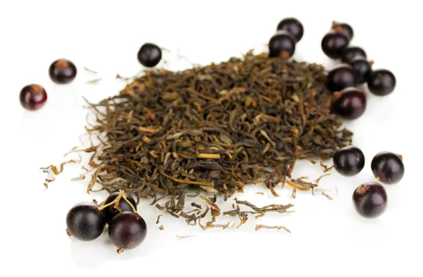 Té seco de bayas aislado en blanco — Foto de Stock