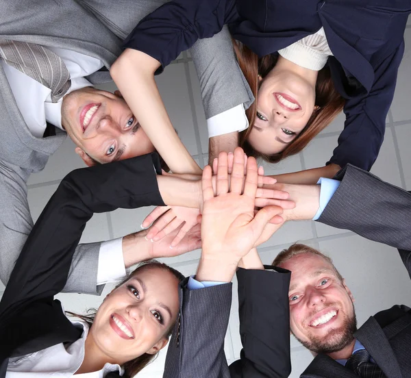 Business team working together in office close up Stock Image