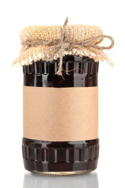 beyaz izole lezzetli berry reçel