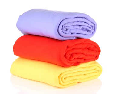 beyaz izole sıcak İskoç şalılar