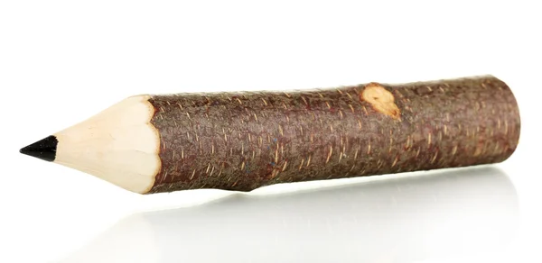 Barevná dřevěná tužka izolovaných na bílém — Stock fotografie