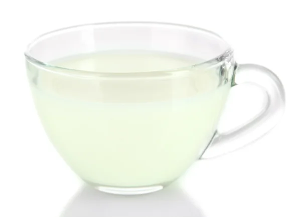 Cup of milk isolated on white — Stock Photo, Image