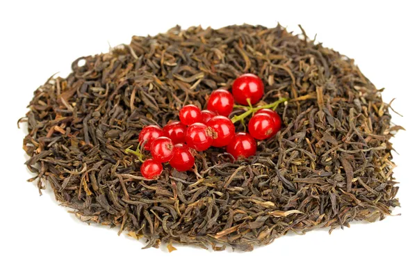 Ξηρό τσάι Berry απομονωθεί σε λευκό — Φωτογραφία Αρχείου