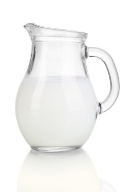 süt beyaz izole sürahi