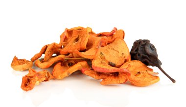 beyaz izole karışık Kuruyemiş