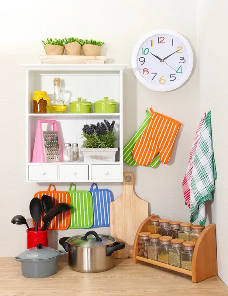 Hermoso interior de cocina — Foto de Stock