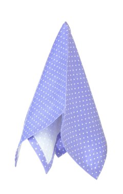 Mutfak havlusu beyaz arkaplanda izole edildi