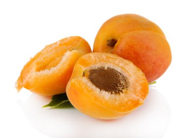 beyaz izole kayısı