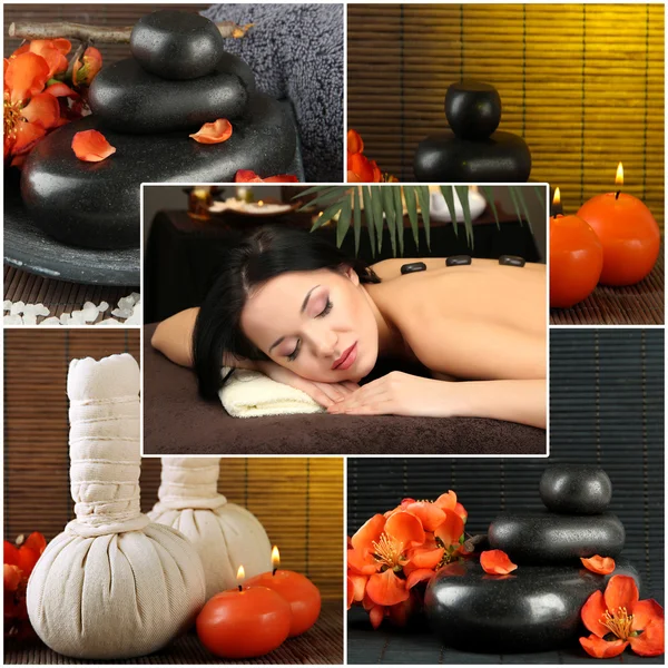 Collage Spa —  Fotos de Stock