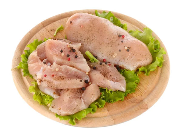 Kurczak mięso na białym tle — Zdjęcie stockowe