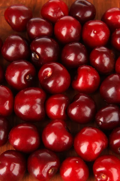 Frutas de cereja close-up — Fotografia de Stock