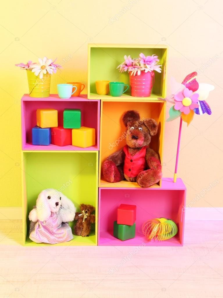 toys on wall