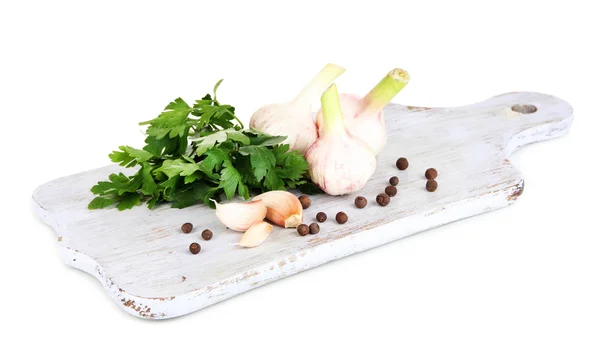 Knoblauch isoliert auf weiß — Stockfoto