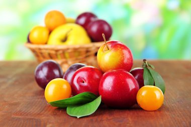 Olgun Erik doğal zemin üzerine ahşap tablo