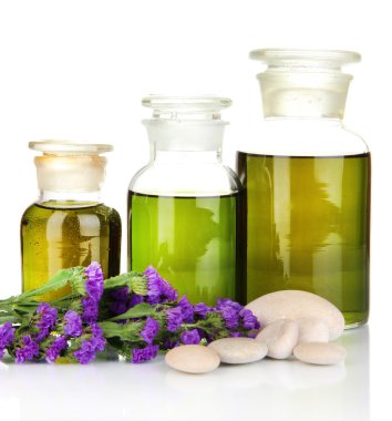 ilaç şişeleri üzerinde beyaz izole