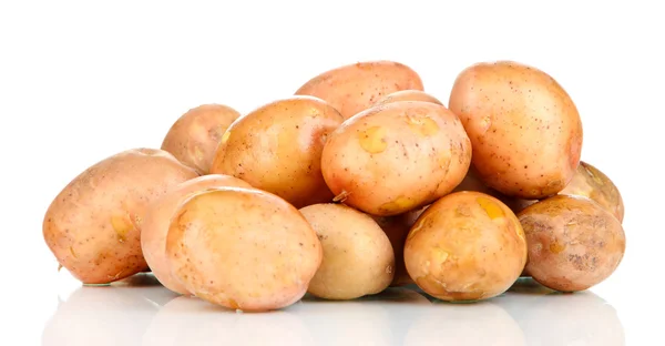 Aardappel geïsoleerd op wit — Stockfoto