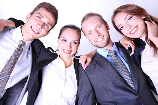 Business team working together in office close up — Stock Photo, Image