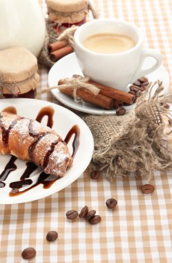 lezzetli kahvaltı ışık, yakın çekim